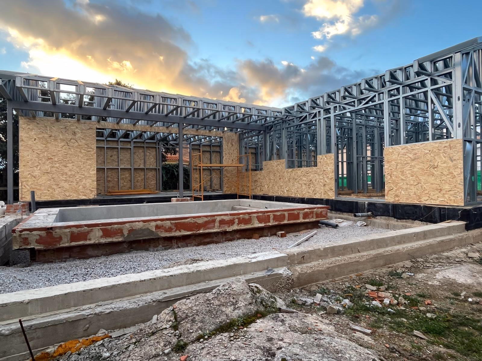 Proyecto de construcción Steel Frame de Davion Frame 14