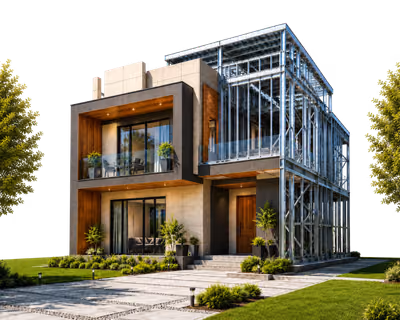 Casa Steel Frame construida por Davion Frame